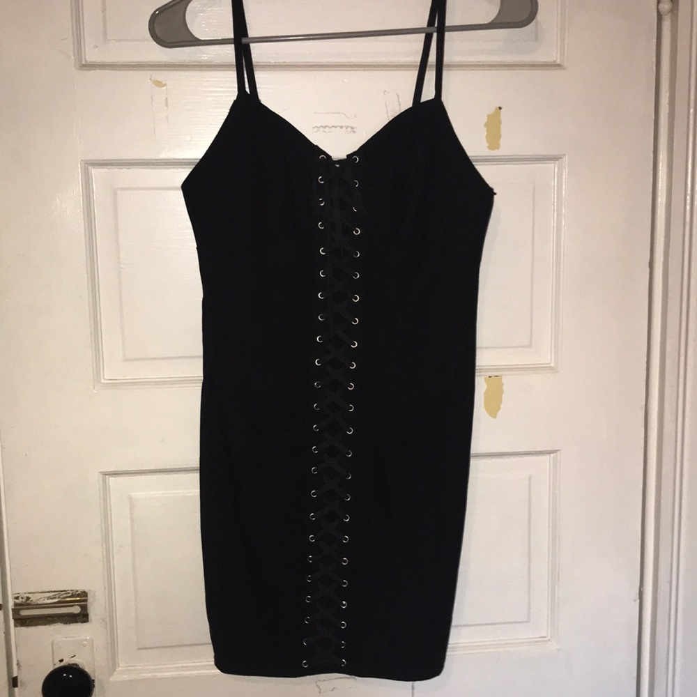 Black Going-Out Mini Dress (Urban Outfitters)